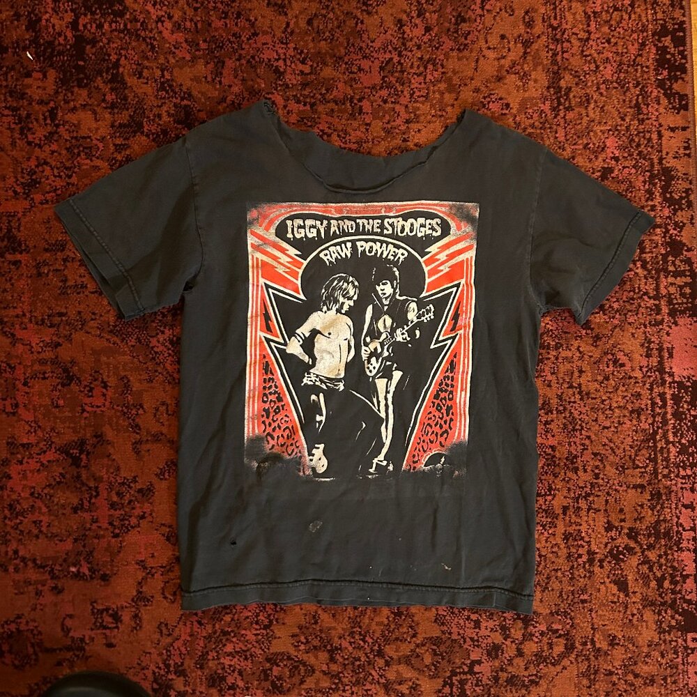 Vintage Iggy Pop & The Stooges T Shirt Size Small